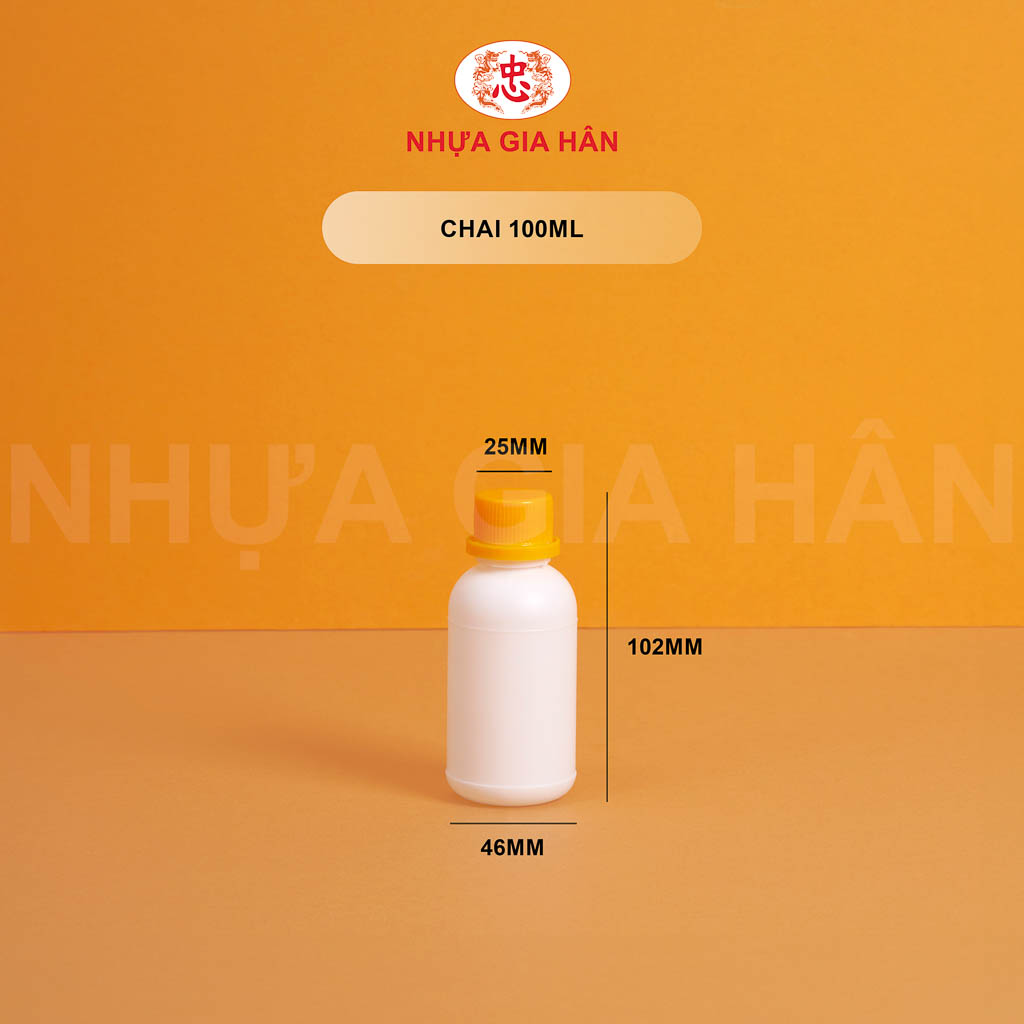 CHAI NHỰA 100ML CHAI NHỰA 100ML - Ảnh 1